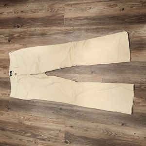 American Eagle Outfitters Cream Boot Cut Pants
